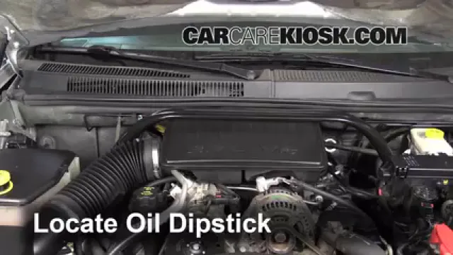 2007 Jeep Grand Cherokee Laredo 3.7L V6 Aceite Controlar nivel de aceite